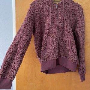 Marc New York Desert Rose Teddy Zip-Up Jacket